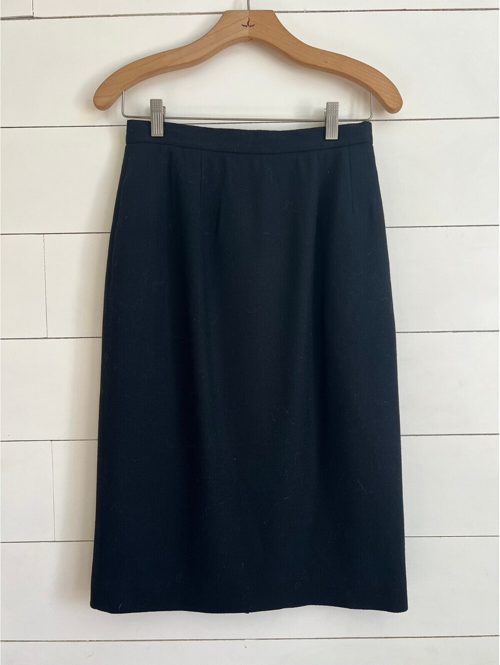 Vintage Jones New York 100% Worsted Wool Pencil Skirt Women's Sz 8 Made in USA